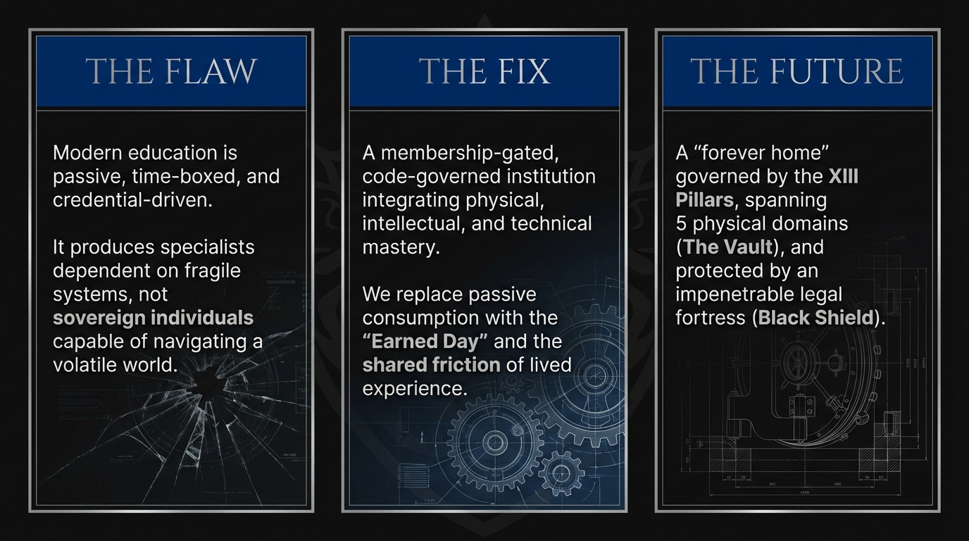 The Flaw, The Fix, The Future
